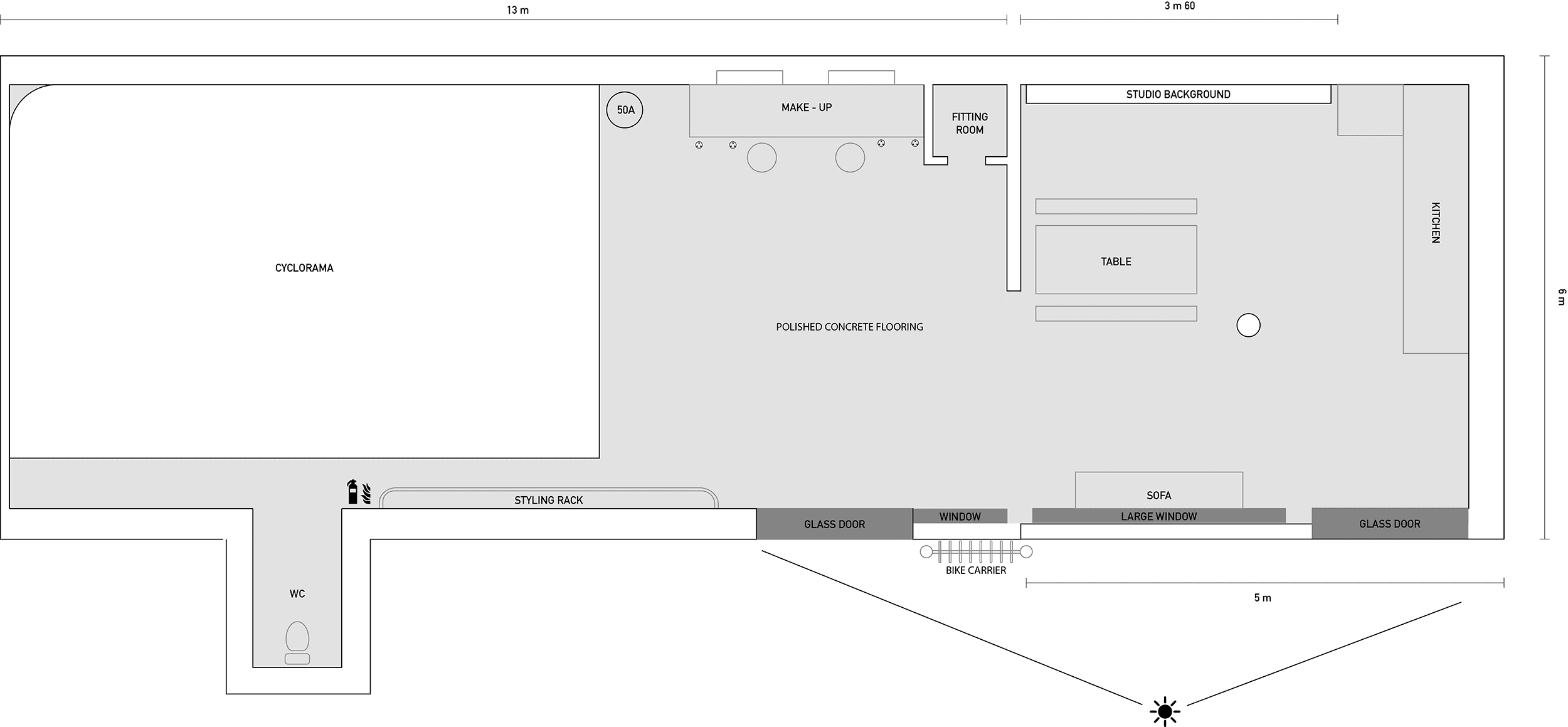 Plan du plateau Cyclast — Haut Marais